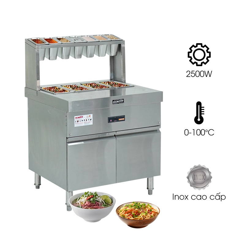 Nồi nấu phở điện liền 40L
