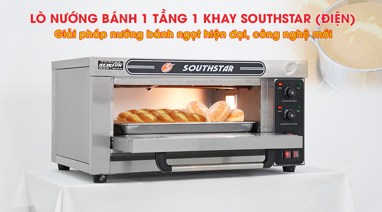 Lò nướng bánh bông lan 1 tầng 1 khay Southstar 