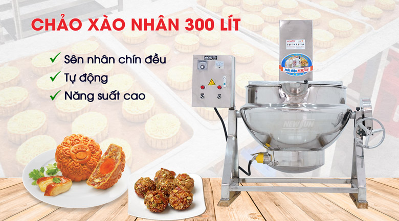 Nồi sên nhân 300 lít